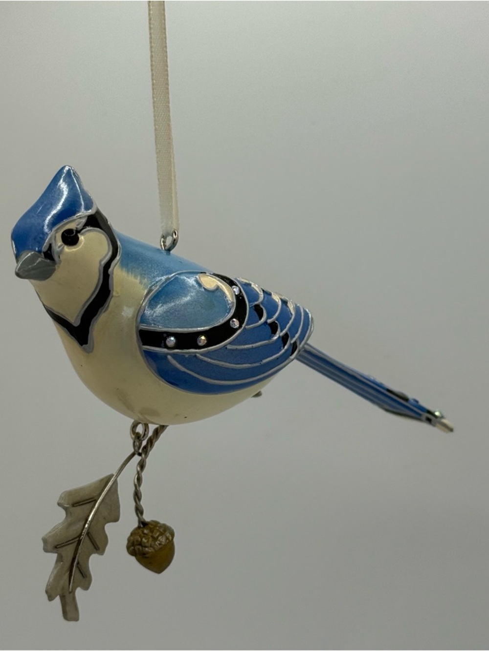 Hallmark Keepsake Ornament 2007 Blue Jay The Beauty of Birds 3rd In Series